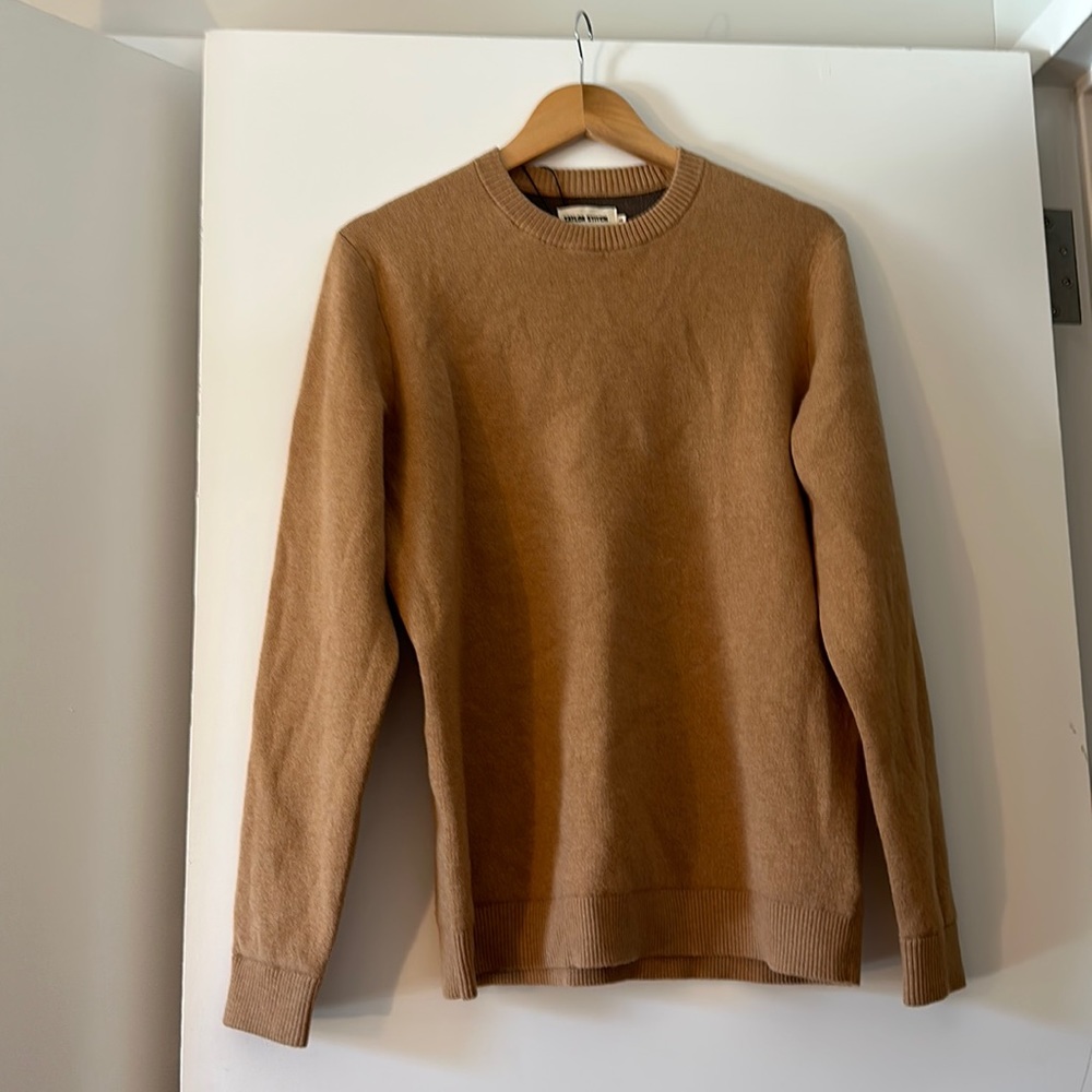 Taylor Stitch Double Knot Sweater in British Khaki